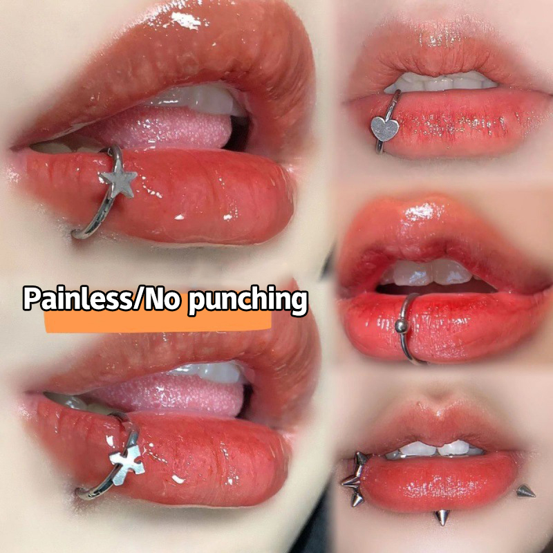 1Pc Stainless Steel Fake Nose  - Body Jewelry Septum のレビューと価格