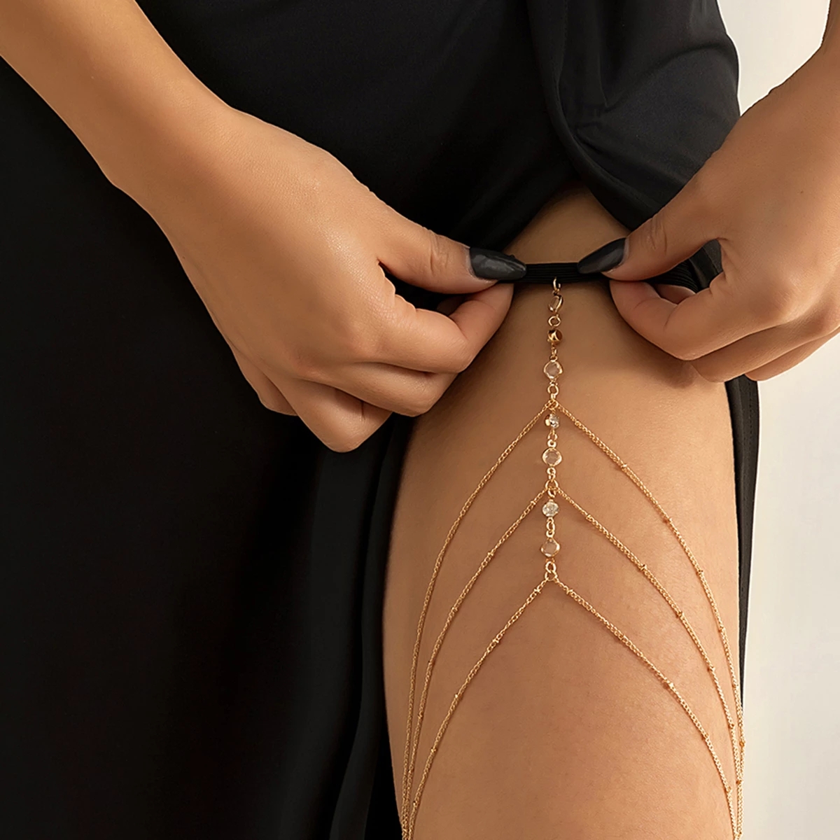 Ingemark Bohemian Elastic Band - Body Jewelry Leg Chain のレビューと価格