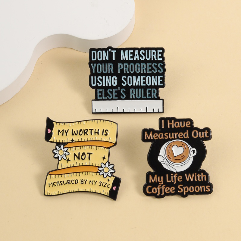 Body Positive Enamel Pins My W - Body Jewelry Measurements のレビューと価格