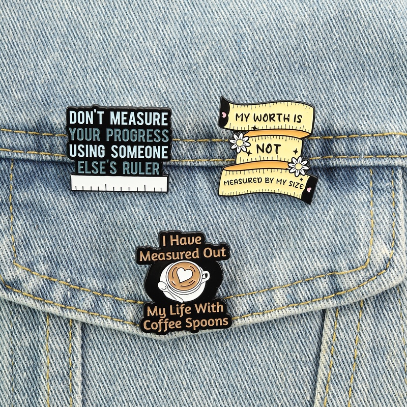 Body Positive Enamel Pins My W - Body Jewelry Measurements のレビューと価格
