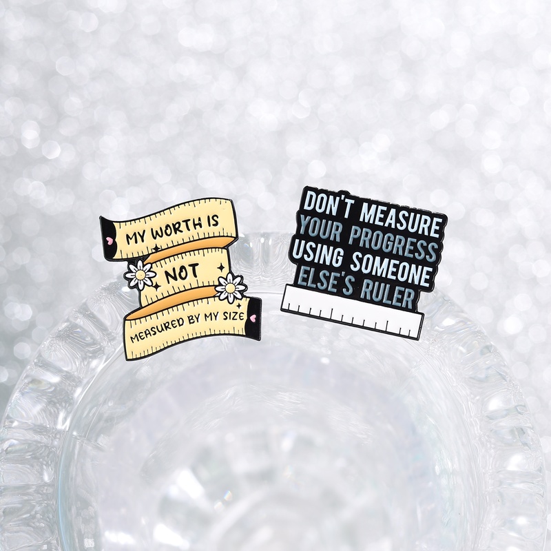Body Positive Enamel Pins My W - Body Jewelry Measurements のレビューと価格