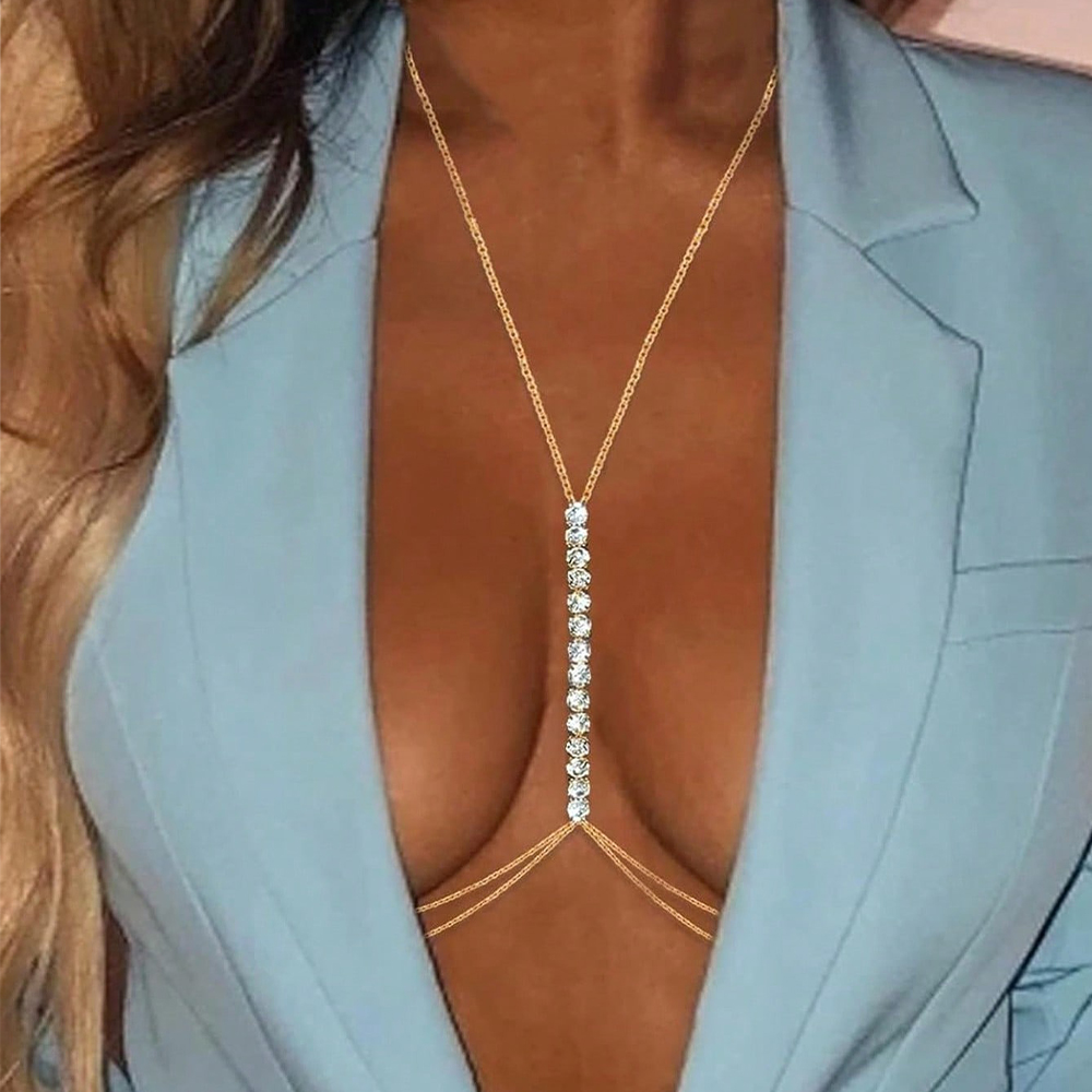 Sexy Body Chains For Women, La - Body Jewelry Nipple Chain のレビューと価格
