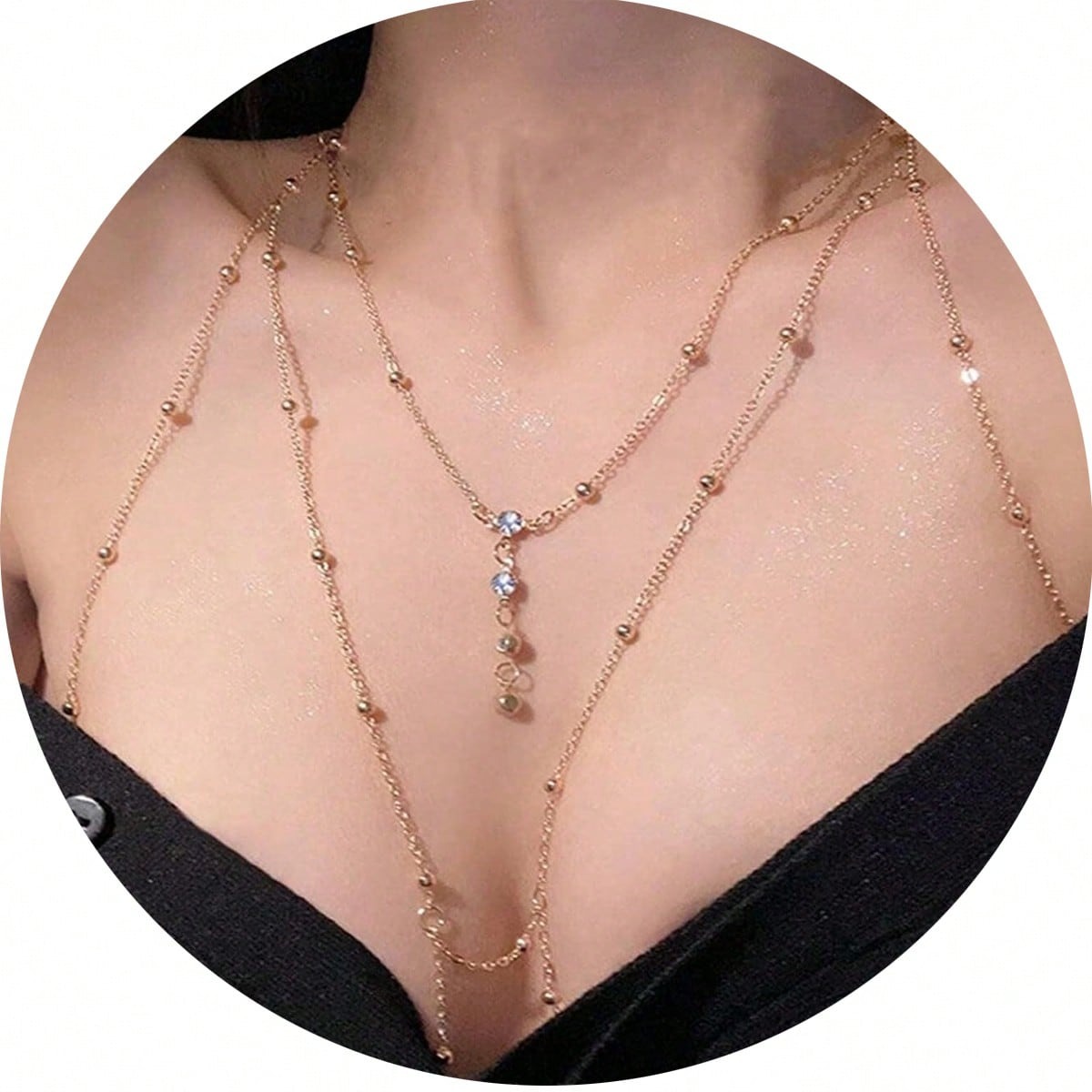 Sexy Body Chains For Women, La - Body Jewelry Nipple Chain のレビューと価格