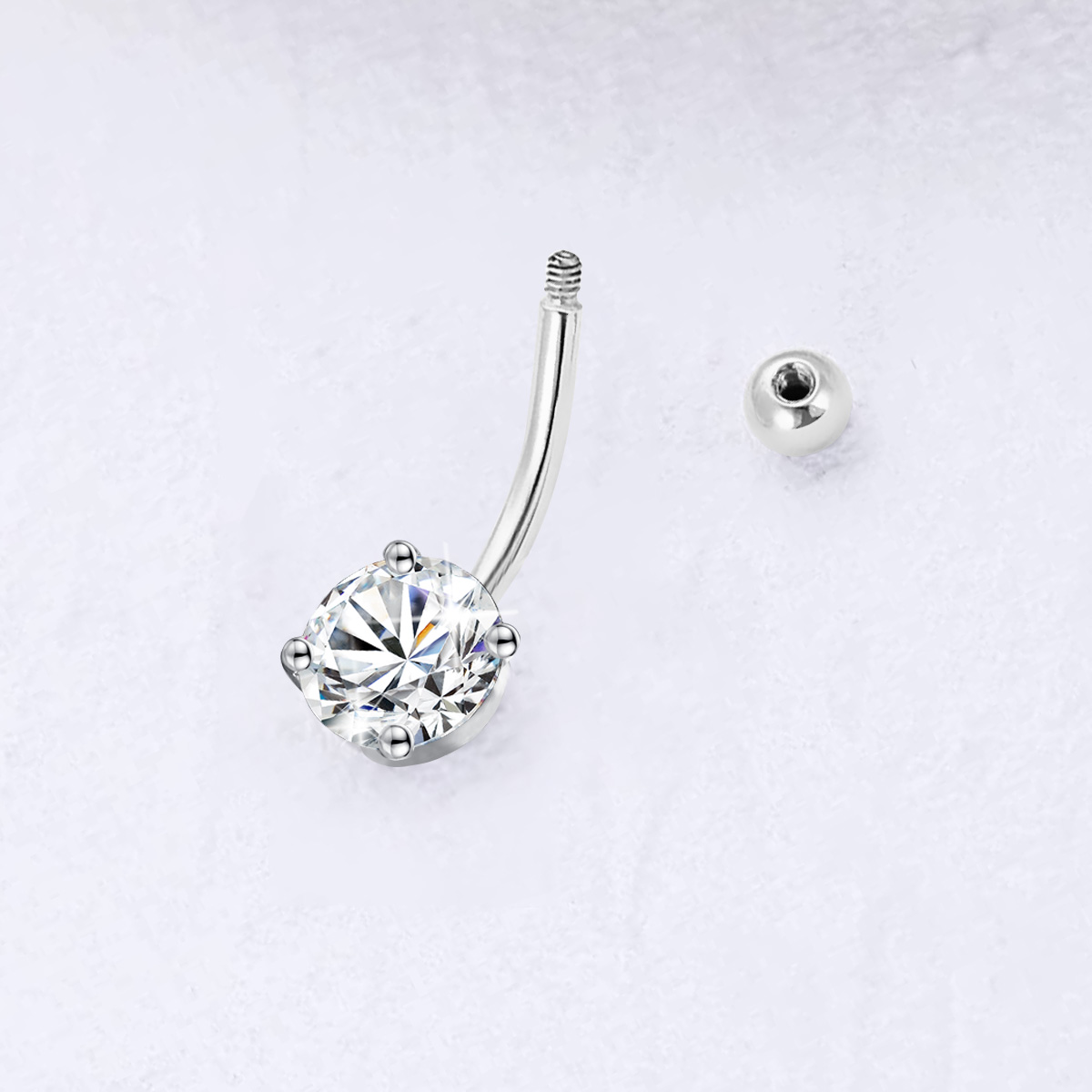 Szjinao 0.3ct To 3ct Moissanit - Body Jewelry On Sale のレビューと価格
