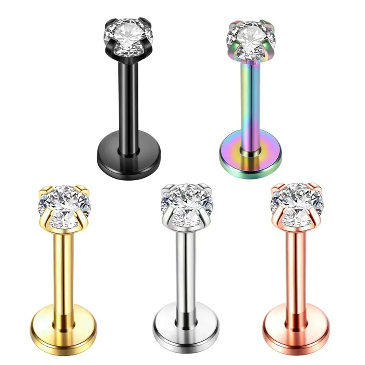 3Pcs 16G Fashion Stainless Ste - Body Jewelry Helix のレビューと価格