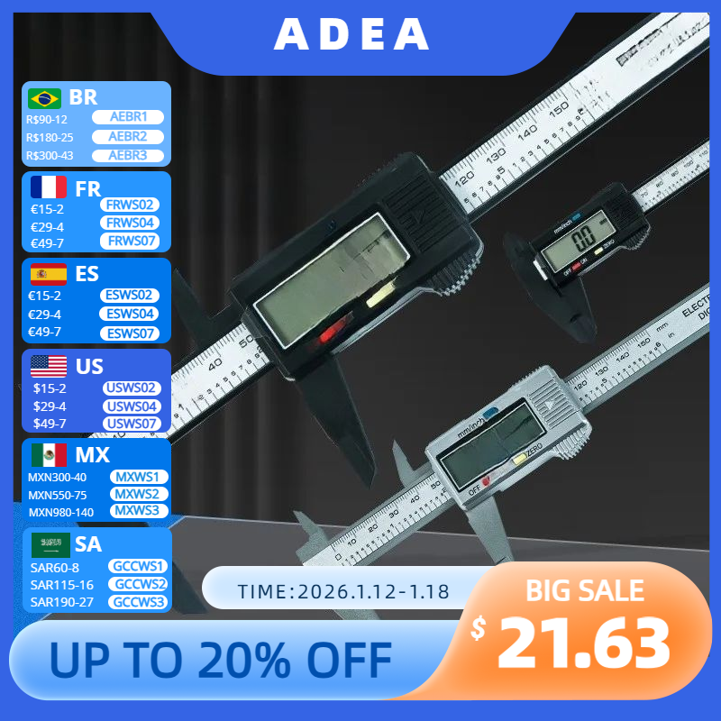 Electronic Digital Caliper 150 - Body Jewelry Measurements のレビューと価格