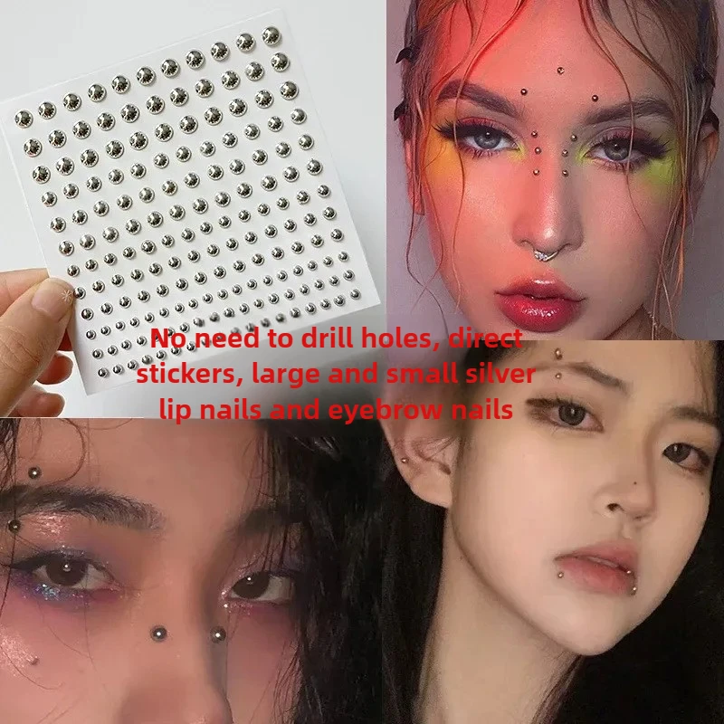 165pcs Non Piercing Lip Nails  - Body Jewelry And Piercing のレビューと価格
