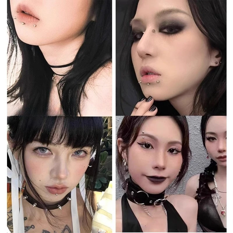 165pcs Non Piercing Lip Nails  - Body Jewelry And Piercing のレビューと価格