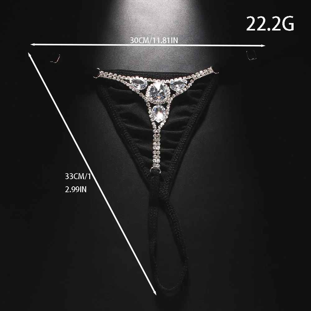 Sexy Round Rhinestone Thong Ad - Body Jewelry Helix のレビューと価格