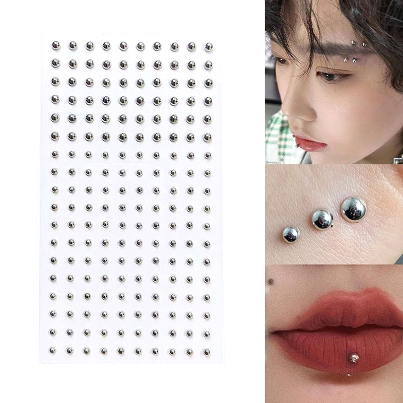 Diamond Sticker Fake Nose Stud - Body Jewelry And Piercing のレビューと価格