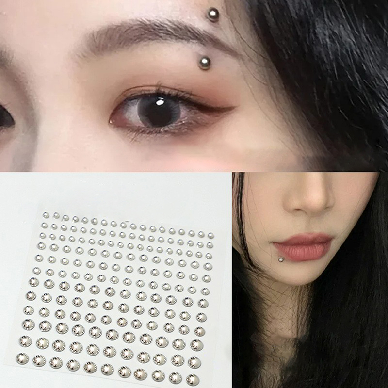 Diamond Sticker Fake Nose Stud - Body Jewelry And Piercing のレビューと価格