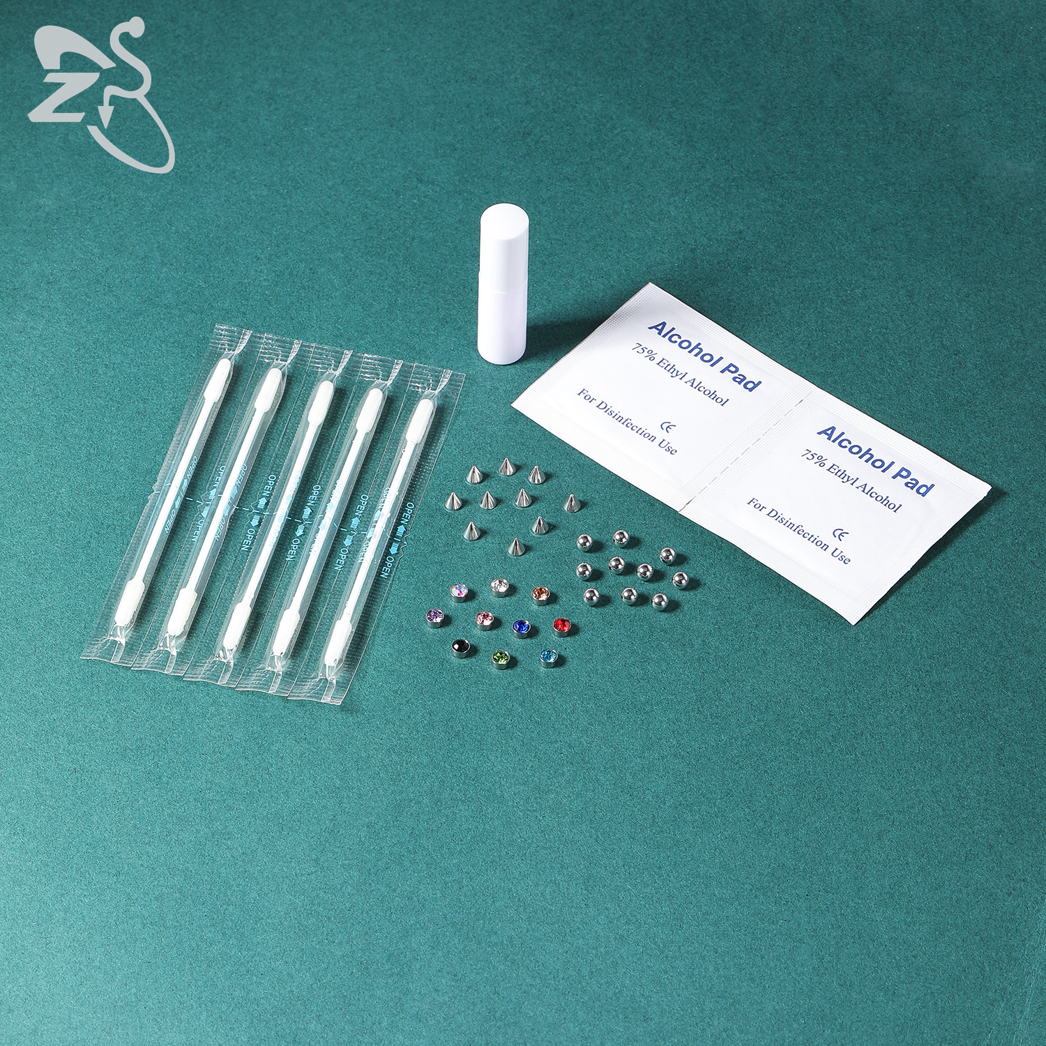 ZS 1 Set Fake Eyebrow Ring Men - Body Jewelry And Piercing のレビューと価格