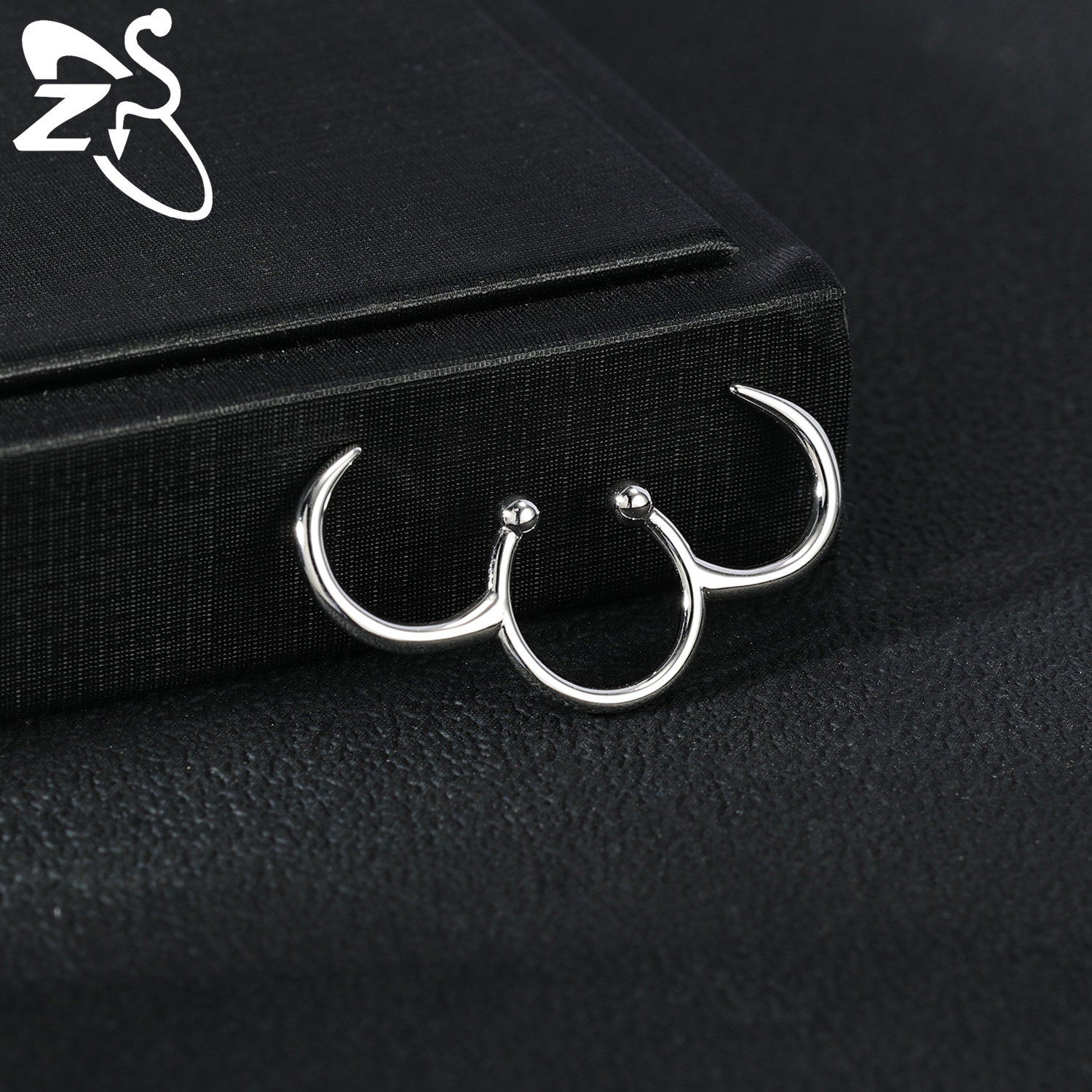 ZS 1 Piece Punk Stlye Fake Sep - Body Jewelry Septum のレビューと価格