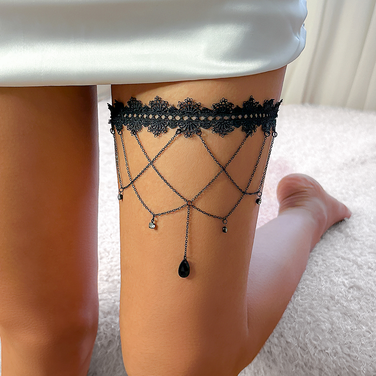 Ingemark Boho Elastic Band Bla - Body Jewelry Leg Chain のレビューと価格