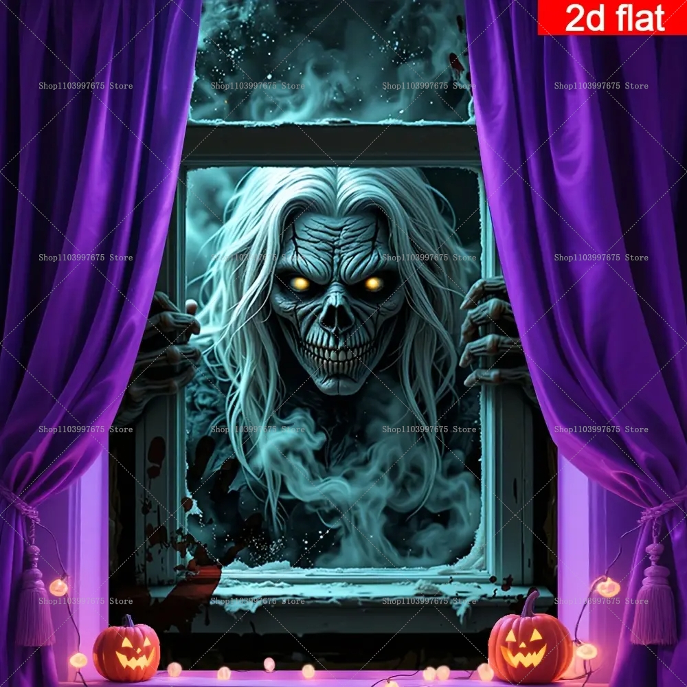 2D Flat Banner Halloween Windo - Star Flat Back のレビューと価格