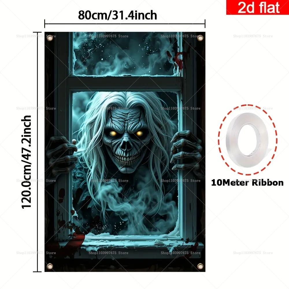2D Flat Banner Halloween Windo - Star Flat Back のレビューと価格