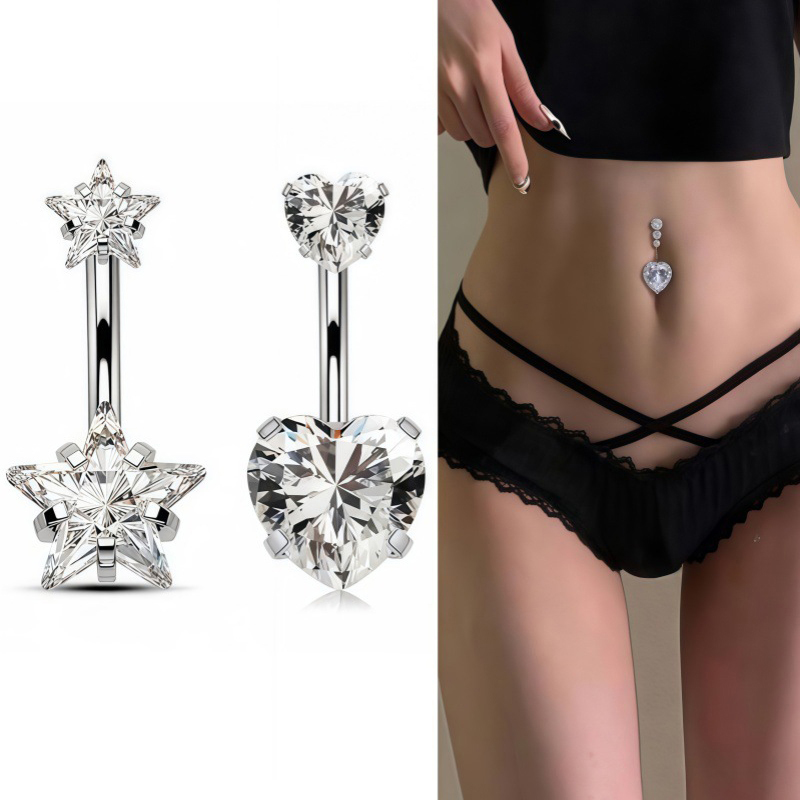 1PC Sexy Belly Navel Piercing  - Body Jewelry And Piercing のレビューと価格