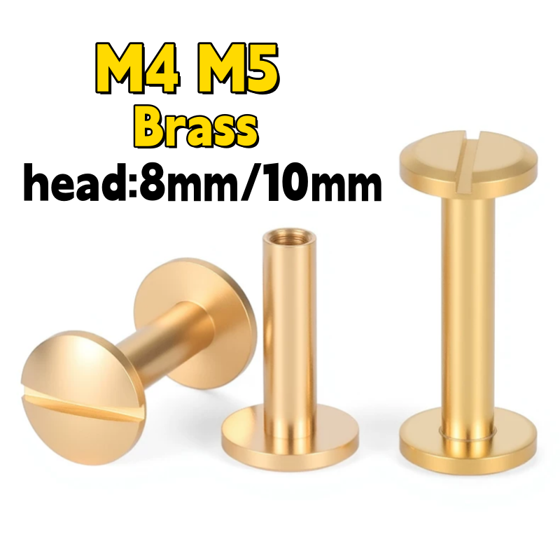 M4 M5 Solid Brass Head 8/10mm  - Body Jewelry Chicago のレビューと価格