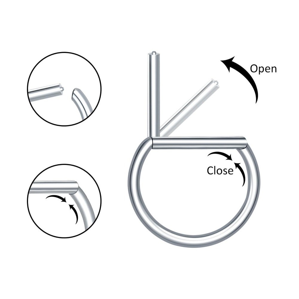 ASTM F136 Titanium Septum Ring - Body Jewelry Septum のレビューと価格